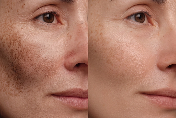 Learn the causes, appearance, and treatment differences between melasma and hyperpigmentation.