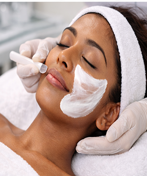 A hydrating serum calms, nourishes, and locks in moisture for a refreshed glow.