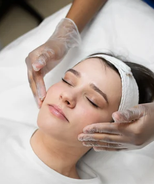 Gentle cleansing removes oil, dirt, and impurities to prepare your skin for safe and effective treatment