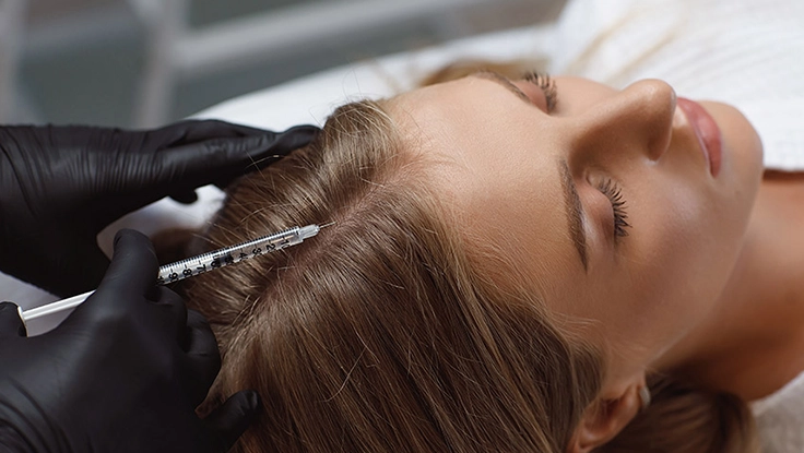 Revive hair thickness with Y Cell PRP treatment  for natural regrowth and stronger roots in Tharamani.