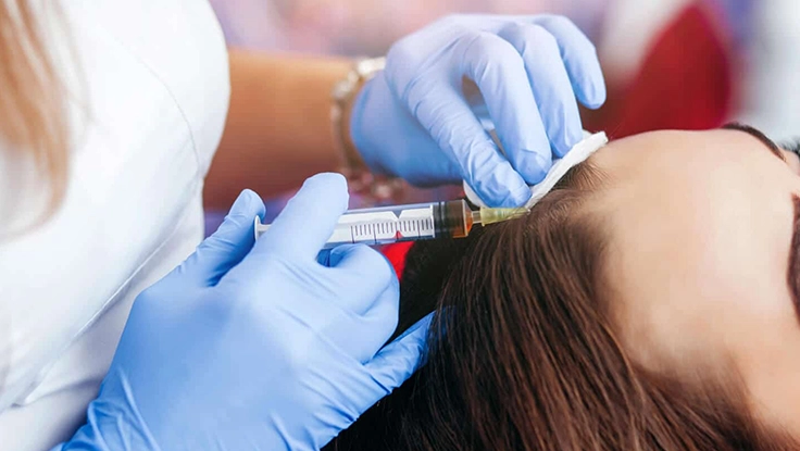 Bonitaa offers customized MESO hair loss therapy after a detailed scalp assessment for healthier hair.
