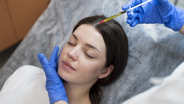 Advanced TriCell PRP therapy for fast hair regrowth and thicker hair at trusted clinic Thudiyalur