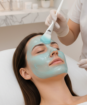 Soothing skin care step designed to calm, hydrate, and refresh skin after exfoliation